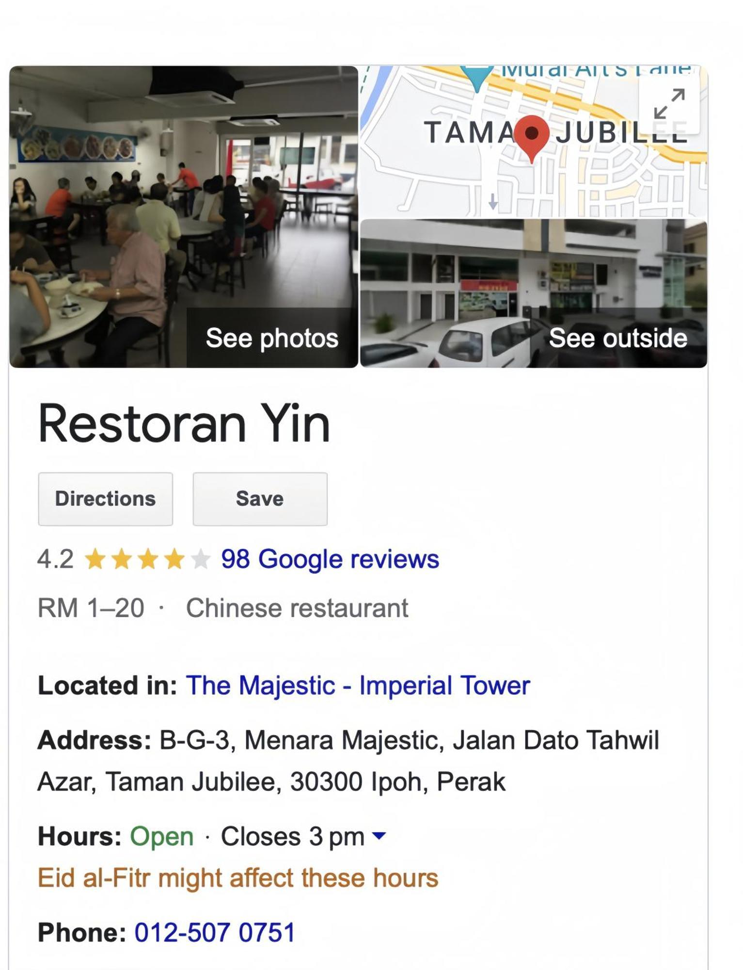 The Majestic Ipoh Διαμέρισμα Εξωτερικό φωτογραφία
